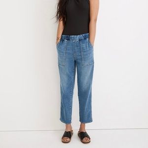 Madewell pull on relaxed jeans small 6/8 NWT